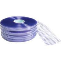 Ribbed Strip Curtain, 164' x 8" x 0.08" Ottawa Fastener Supply