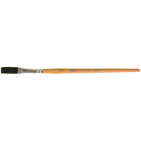 One Stroke Paint Brush, 3/8" Brush Width, Ox Hair, Wood Handle Ottawa Fastener Supply