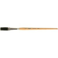 One Stroke Paint Brush, 1/2" Brush Width, Ox Hair, Wood Handle Ottawa Fastener Supply