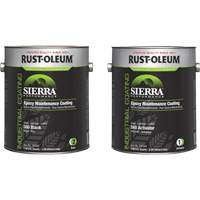 Sierra S60 Water-Based Epoxy Maintenance Coating Kit, Gallon, Black Ottawa Fastener Supply