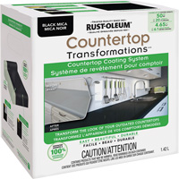 Countertop Transformations<sup>®</sup> Mica Countertop Coating System, 1.42 L, Kit, Black KQ450 | Ottawa Fastener Supply