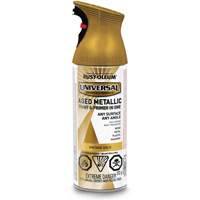 Universal&reg; Aged Spray Paint, Vintage Gold, Metallic, Aerosol Can Ottawa Fastener Supply