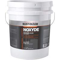 Noxyde Elastomeric Acrylic Coating, 5 gal., Pail, Grey Ottawa Fastener Supply