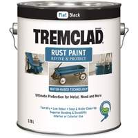 Tremclad&reg; Water-Based Rust Paint, 3.78 L, Gallon, Black Ottawa Fastener Supply
