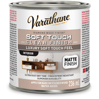 Rev&ecirc;tement &agrave; fini diamant pour bois Varathane, 236 ml, Transparent, Mat Ottawa Fastener Supply