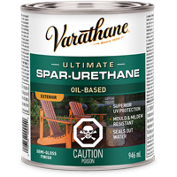 Rev&ecirc;tement &agrave; fini diamant pour bois Varathane, 946 ml, Transparent, Semi-brillant Ottawa Fastener Supply