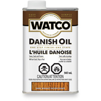 Huile danoise Watco, 947 ml, Noyer fonc&eacute;, Transparent Ottawa Fastener Supply