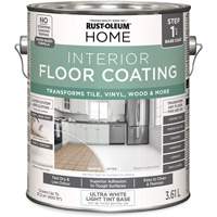 Couche de fond pour syst&egrave;me de rev&ecirc;tement de plancher int&eacute;rieur &agrave; la maison, 3,61 L, &agrave; l'eau, Tr&egrave;s mat, Base &agrave; teinter/Blanc Ottawa Fastener Supply