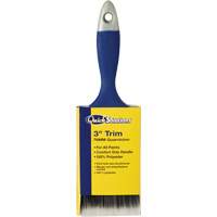 Quick Solutions Trim Brush, Polyester, Plastic Handle, 3" Width Ottawa Fastener Supply