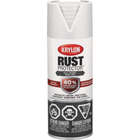 Rust Protector&reg; Enamel Paint, White, Very Flat, 12 oz., Aerosol Can Ottawa Fastener Supply