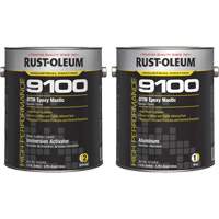 9100 System DTM Epoxy Mastic Base & Activator Kit, Aluminum, Gallon Ottawa Fastener Supply