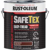 Rev&ecirc;tement d'acrylique SafeTex Easy-Tread, 1 gal., &agrave; l'eau, Plat/Textur&eacute;, Rouge Ottawa Fastener Supply