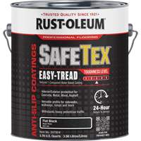 Rev&ecirc;tement d'acrylique SafeTex Easy-Tread, 1 gal., &agrave; l'eau, Plat/Textur&eacute;, Noir Ottawa Fastener Supply