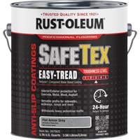 Rev&ecirc;tement d'acrylique SafeTex Easy-Tread, 1 gal., &agrave; l'eau, Plat/Textur&eacute;, Gris Ottawa Fastener Supply
