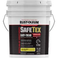 Rev&ecirc;tement d'acrylique SafeTex Easy-Tread, 4 gal., &agrave; l'eau, Plat/Textur&eacute;, Jaune Ottawa Fastener Supply