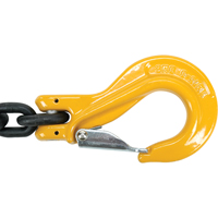 Chain Slings, 80 Chain, Double Legs, Oblong & Grab Hooks, 5/8" x 5' Ottawa Fastener Supply