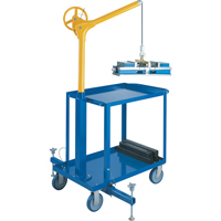 Tall Industrial Lifting Device with Mobile Cart, 500 lbs. (0.25 tons) Capacity Ottawa Fastener Supply