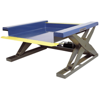 Hydraulic Floor-Height Scissor Lift Tables, Steel, 2000 lbs. Capacity Ottawa Fastener Supply