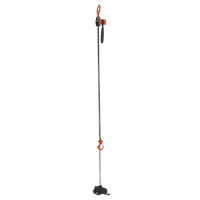 Mini Lever Hoist, 15' Lift, 500 lbs. (0.25 tons) Capacity, Steel Chain Ottawa Fastener Supply