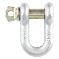 Screw Pin Chain Shackle, 1/4", Screw Pin, Hot Dip Galvanized Ottawa Fastener Supply