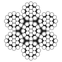 C&acirc;ble m&eacute;tallique, 100' (30,5 m) x 3/32", 1000 lb (0,5 tonne), Galvanis&eacute; Ottawa Fastener Supply