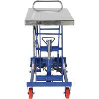 Pneumatic Hydraulic Scissor Lift Table, Steel, 32-1/2" L x 19-3/4" W, 1000 lbs. Cap. Ottawa Fastener Supply