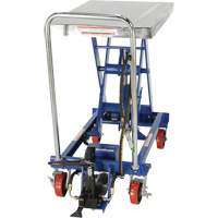 Pneumatic Hydraulic Scissor Lift Table, Steel, 32-1/2" L x 19-3/4" W, 1000 lbs. Cap. Ottawa Fastener Supply