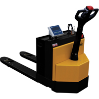 Fully Powered Electric Pallet Truck With  Scale, 4500 lbs. Cap., 48" L x 30.25" W Ottawa Fastener Supply
