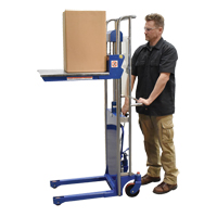Gerbeur Hefti-Lift, M&eacute;canisme Pompe au pied, Capacit&eacute; de 880 lb, Levage max de 59" Ottawa Fastener Supply