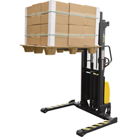 Fork Lift Stacker, Electric Operated, 2000 lbs. Capacity, 63" Max Lift Ottawa Fastener Supply