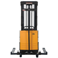 Fork Lift Stacker, Electric Operated, 2000 lbs. Capacity, 118" Max Lift Ottawa Fastener Supply