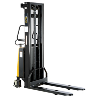 Fork Lift Stacker, Electric Operated, 2000 lbs. Capacity, 118" Max Lift Ottawa Fastener Supply