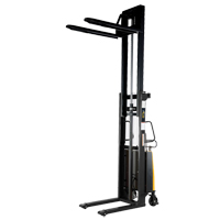 Fork Lift Stacker, Electric Operated, 2000 lbs. Capacity, 118" Max Lift Ottawa Fastener Supply