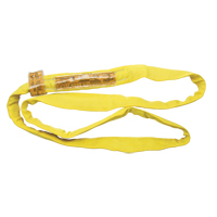 Polyester Round Sling, Yellow, 2-1/2" W x 3' L, 9000 lbs. Vertical Load LW150 | Ottawa Fastener Supply