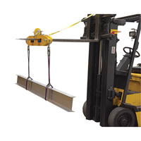 Forklift Lifting Beam, 7" x 2-1/2" Fork Pocket LW224 | Ottawa Fastener Supply