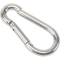 Stainless Steel Snap Hook, 220 lbs (0.11 tons) Working Load Limit, 3/16" Size, 5/16" Eye LW272 | Ottawa Fastener Supply