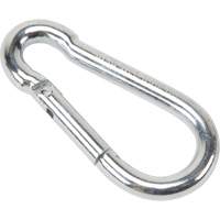 Zinc Plated Snap Hook, 500 lbs (0.25 tons) Working Load Limit, 5/16" Size, 1/2" Eye LW275 | Ottawa Fastener Supply