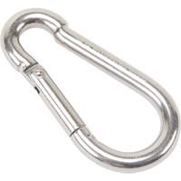 Stainless Steel Snap Hook, 500 lbs (0.25 tons) Working Load Limit, 5/16" Size, 1/2" Eye LW276 | Ottawa Fastener Supply