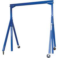 Adjustable Steel Gantry Crane, 10' L, 2000 lbs. (1 tons) Capacity LW302 | Ottawa Fastener Supply