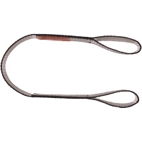 Polyester Web Sling, Double Ply, Double Eye, Type 3, 4" W x 6' L, 11000 lbs. Vertical Cap. Ottawa Fastener Supply