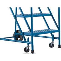 Escabeau roulant certifi&eacute; par la CSA, 4 marches, Largeur de la marche 22", Hauteur de la plateforme 37", Acier Ottawa Fastener Supply