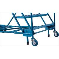 CSA-Certified Rolling Step Ladder with Locking Step, 8 Steps, 30" Step Width, 72" Platform Height, Steel Ottawa Fastener Supply