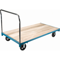 Heavy-Duty Platform Truck, 96" L x 48" W, 2000 lbs. Capacity, Rubber Casters Ottawa Fastener Supply