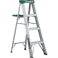 Commercial Duty Stepladders (2400 Series), 4', Aluminum, 225 lbs. Capacity, Type 2 Ottawa Fastener Supply