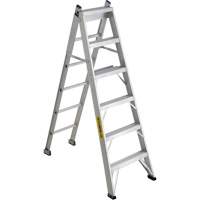 2700 Series Industrial Duty Multi-Way Ladders, 6', Aluminum, 250 lbs. Cap., ANSI 1, CSA 1 Ottawa Fastener Supply