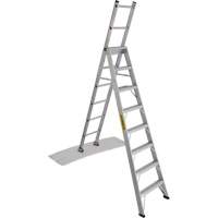 2700 Series Industrial Duty Multi-Way Ladders, 8', Aluminum, 250 lbs. Cap., ANSI 1, CSA 1 Ottawa Fastener Supply