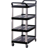 Utility Cart, 4 Tiers, 20" x 51" x 40-5/8", 300 lbs. Capacity Ottawa Fastener Supply