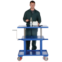 Hydraulic Lift Table, 24" L x 36" W, Steel, 2000 lbs. Capacity Ottawa Fastener Supply
