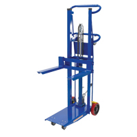 Platform Lift Stacker, Foot Pump Operated, 750 lbs. Capacity, 52" Max Lift MF994 | Ottawa Fastener Supply