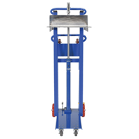 Hydra Lift Platform Stacker, Foot Pump Operated, 750 lbs. Capacity, 52" Max Lift MF996 | Ottawa Fastener Supply